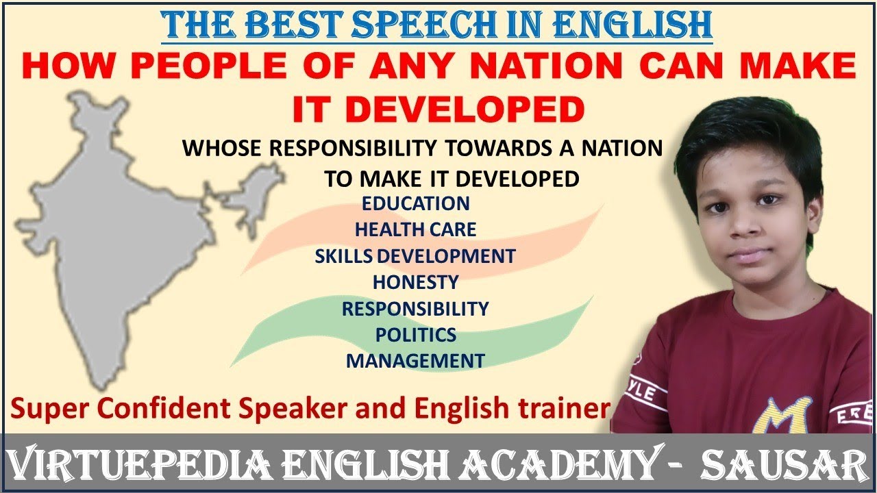 14 HOW PEOPLE CAN MAKE THEIR NATION DEVELOPED A GREAT SPEECH BY MASTER SANIDHYA