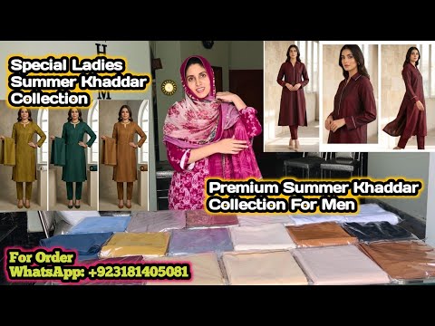 MashAllah Orders Ki Line Lag Gye New Collection In | Special Ladies & Men Summer Khaddar 🤲