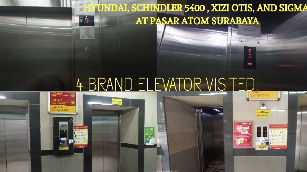 4 BRAND ELEVATOR VISITED AT PASAR ATOM  SURABAYA!