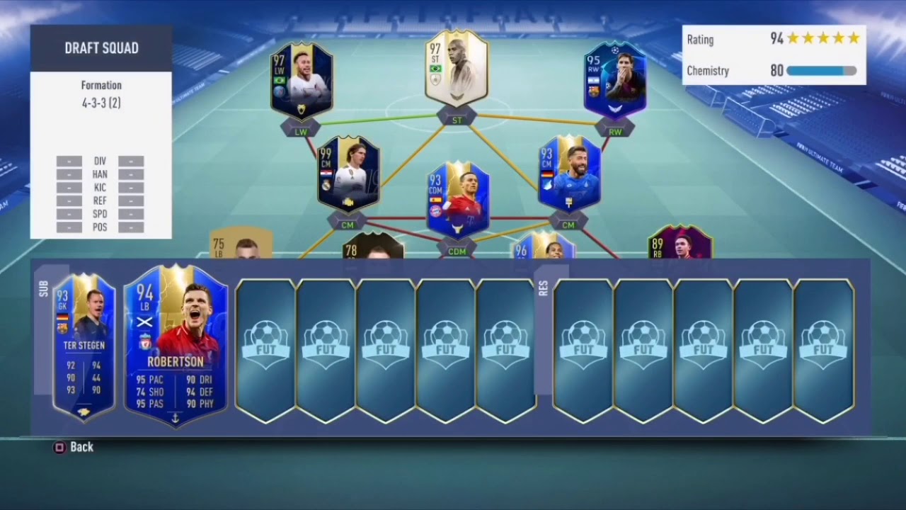 I Got A 195 Fut Draft On Fifa 19 Youtube