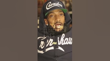 Nipsey Hussle’s Brother Buried $200K… Then Lost It All 💰😳 #nipseyhussle #motivation #shorts