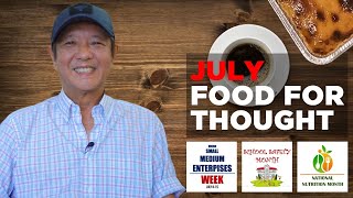 BBM VLOG #119: July Food for Thought | Bongbong Marcos