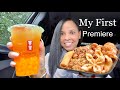 MY FIRST PREMIERE!! BOBA TEA & CHINESE FOOD MUKBANG! NEVER HAVE I EVER GAME