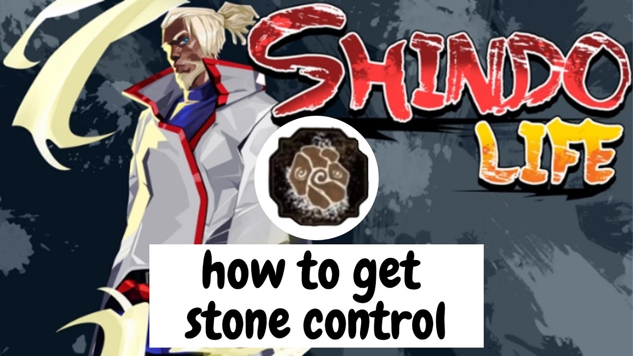 [Shindo life] how to get Stone control YouTube