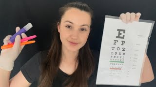 ASMR | Fast 5 Minute Eye Exam