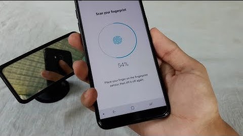 Setup Fingerprint Lock on Samsung Galaxy J6, J8
