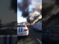 Izgorio autobus u Crnoj Gori, djeca spasena (VIDEO)