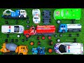 Mencari dan Merakit Mobil mobilan Truk Oleng Besar Truk Molen Dump truck DIY Excavator Kereta Cepat