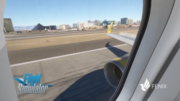 Impressive approach into Vegas | Fenix A320 + RTX 4070 Super | Microsoft Flight Simulator
