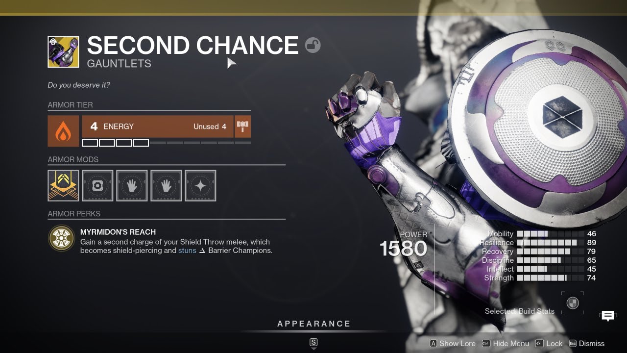 HOW TO GET SECOND CHANCE DESTINY 2 YouTube