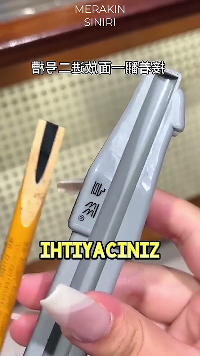 Bu KALEMTIRAŞ Mükemmel! 🖋️🔪