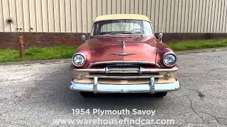 1954 Plymouth Savoy  For Sale