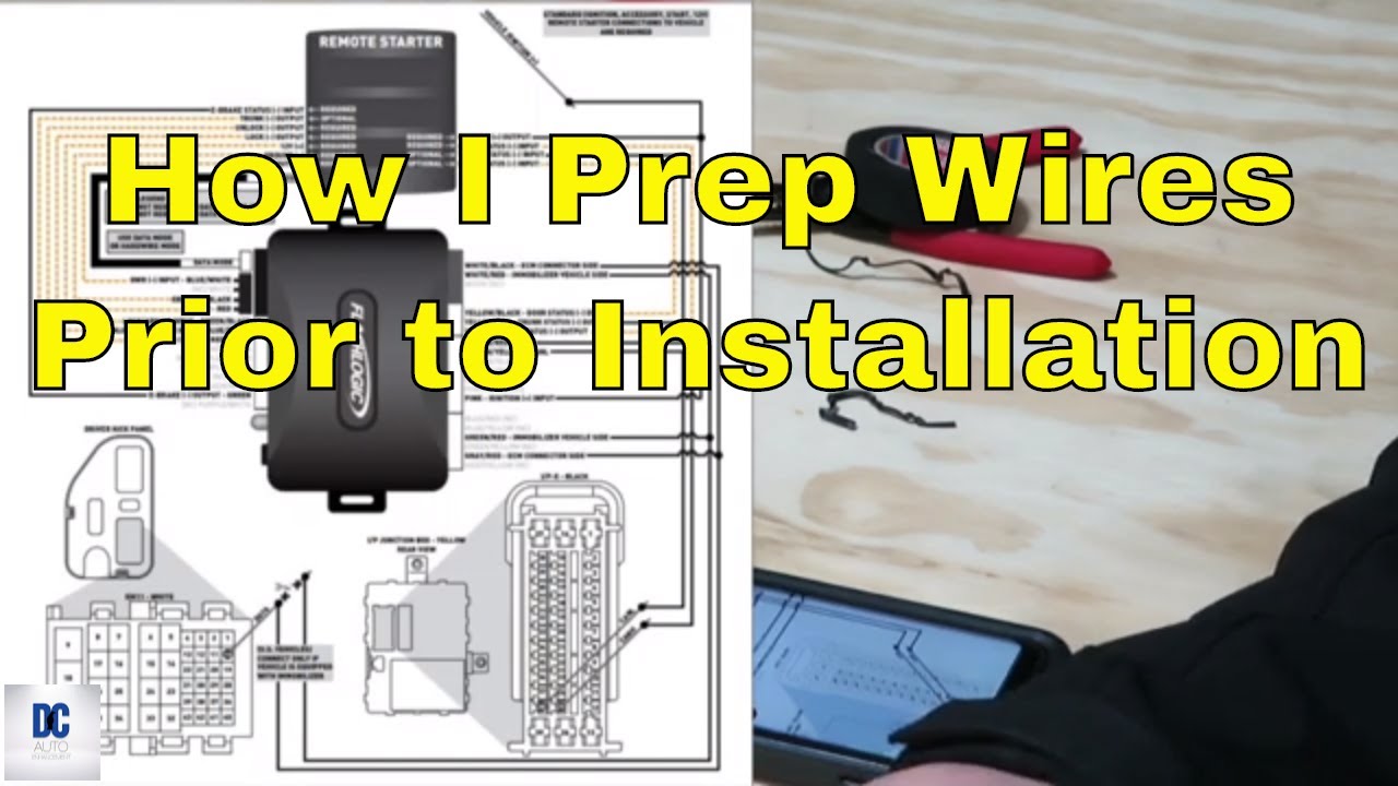 How to Prep Avital 4105L Remote Start and Flashlogic FLCAN Prior to