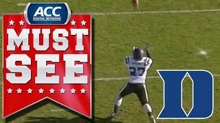 Duke DeVon Edwards 99-Yard Kickoff Return for TD | ACC Must See Moment
