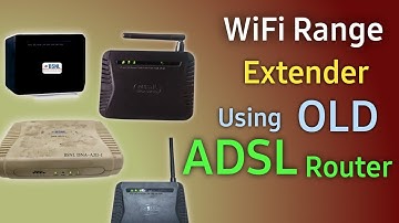 ADSL Modem ko Wifi Range Extender Kaise Bananye I How To Use ADSL Router As a WiFi Range Extender