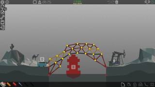Poly Bridge Desert Winds 2-2 Drawbridge