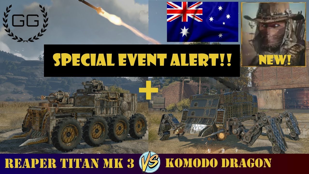 CROSSOUT - SPECIAL EVENT ALERT + BUILD COMPARISON