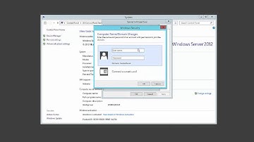 How to join a Windows 2012 R2 server to a domain