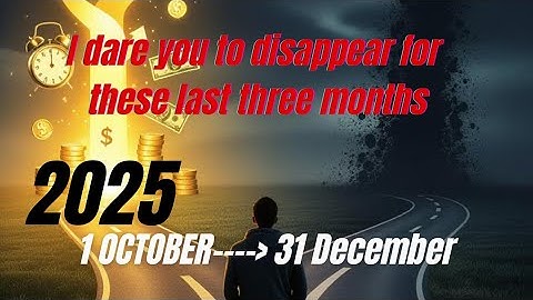 Last 3 months- This video will change your life completely 