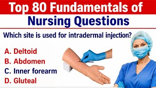 Top 80 fundamentals of nursing mcqs | nursing mcqs 2026-27 | NORCET Exam | BSC exam | RRB exams 