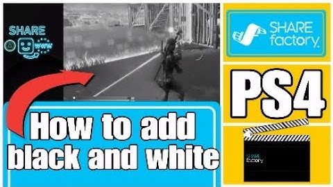 How to add BLACK and WHITE effect to Sharefactory videos  2020 - (Free and easy)