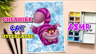 Mixed Media Cheshire Cat Hyperlapse- ASMR