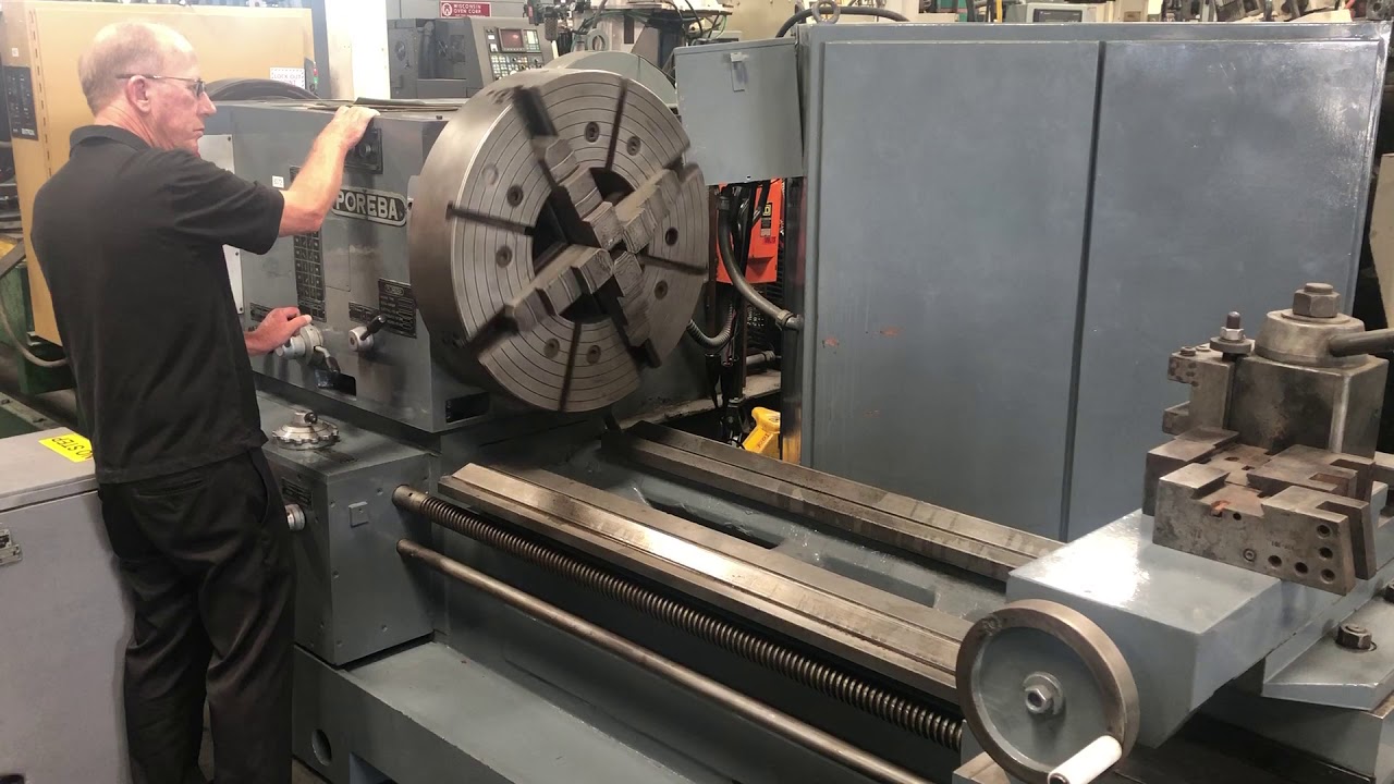Poreba - Oil Field 12" Hollow Spindle Engine Lathe | 36" x 120" Stock 