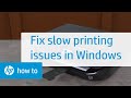 Fix Slow Printing in Windows | HP Printers | HP