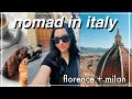 alone in italy // exploring florence + milan! my first 2 weeks