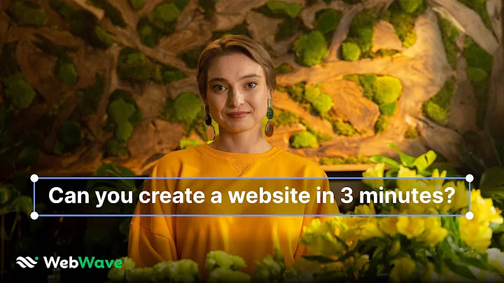 What can you do in... 3 minutes? Website with WebWave AI (part 1)