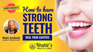 How to naturally make your teeth stronger and remineralize them.