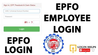 how to login epfo employee account? epfo employee uan login online