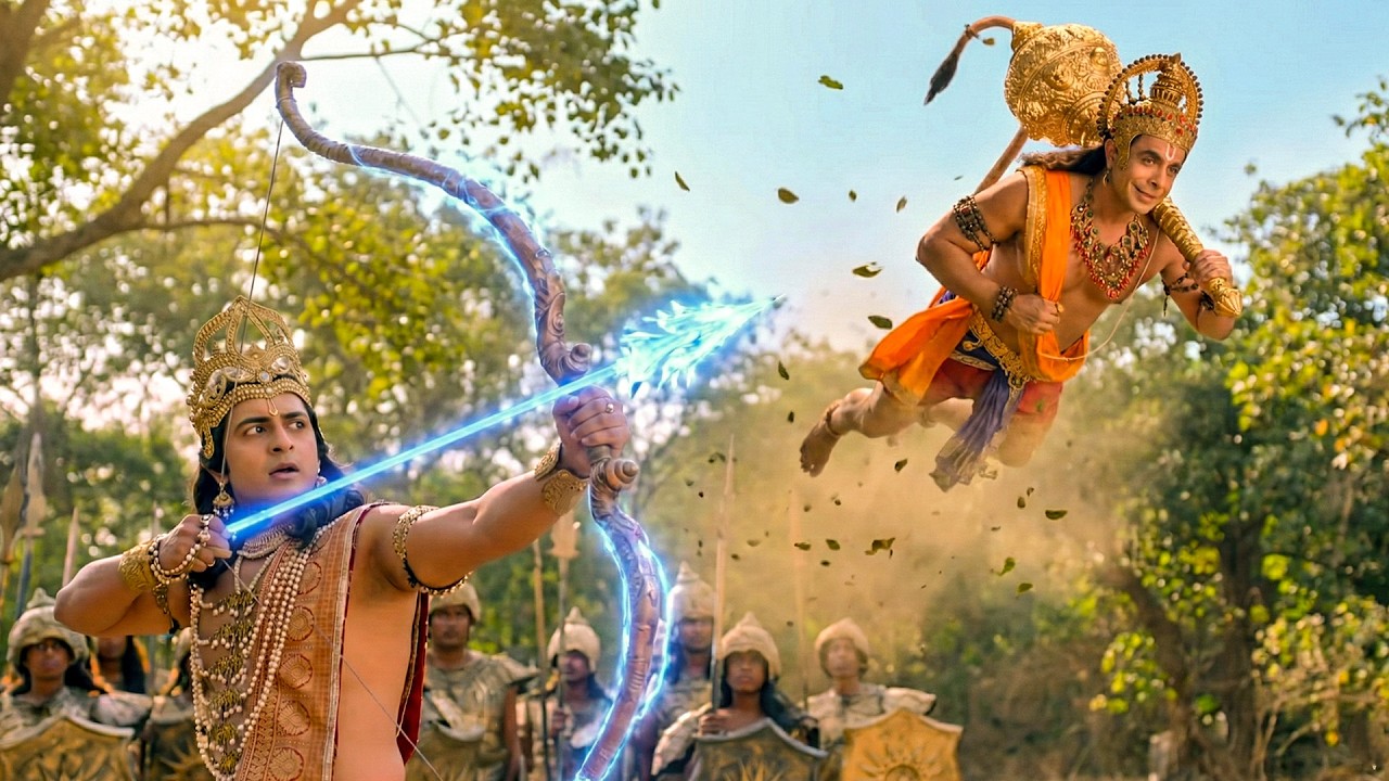 हनुमान जी को उड़ता देख भरत ने चलाया नारायण अस्त्र | श्रीमद् रामायण | New Episode 2026