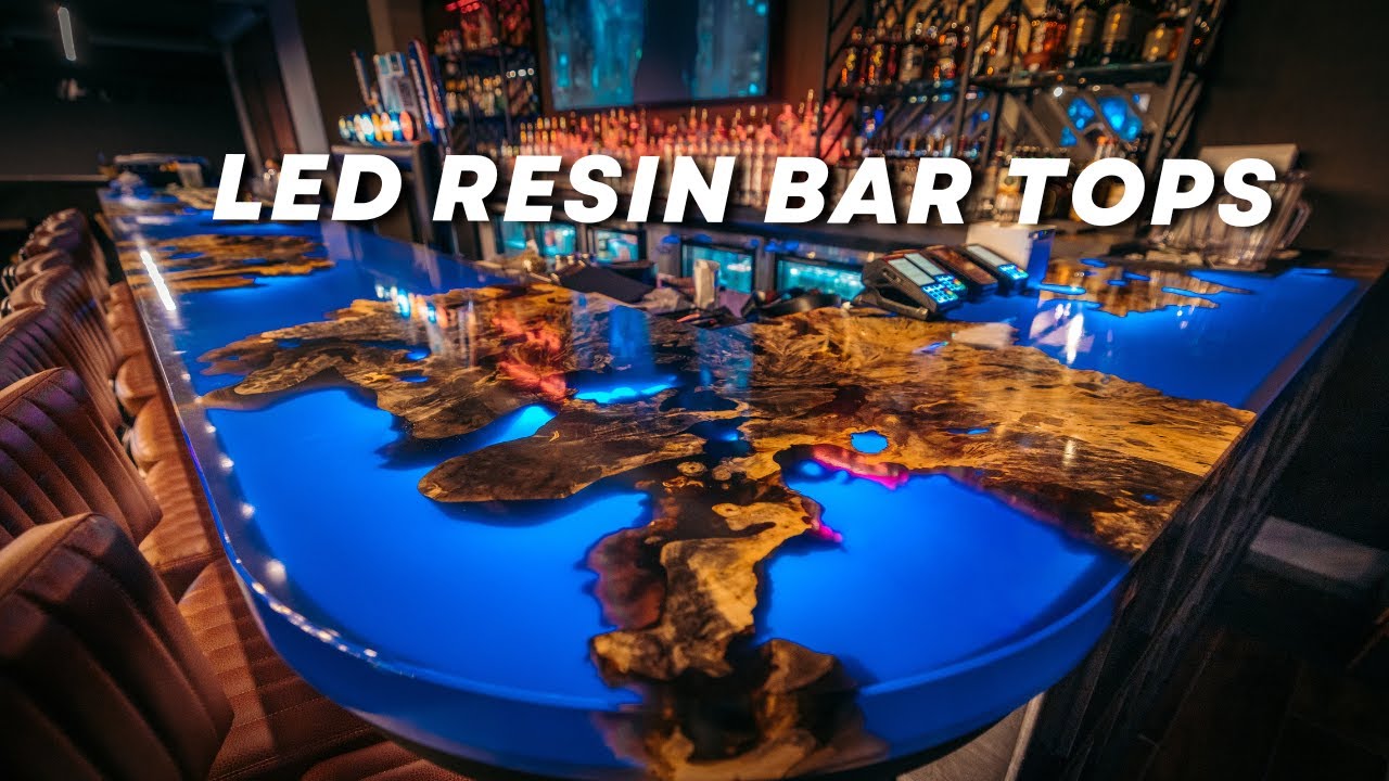 This is How We Made LED Resin Bar Tops with BlackForest Co. 