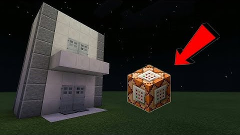 How to make a elevator using command block in Minecraft PE