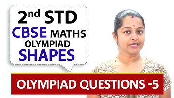 Shapes - Olympiad Questions -5 | CBSE | 2nd standard CBSE Maths olympiad | Olympiad Math