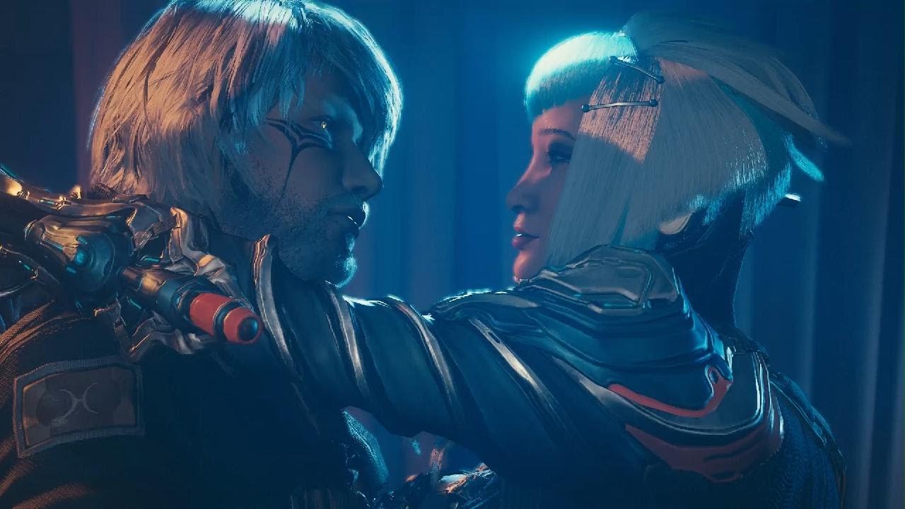 Warframe Aoi Kiss Scene