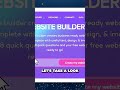 This AI builds a full website in minutes 😳🌐No coding. No design. Just AI.#AIWebsiteBuilder#HocoosAI