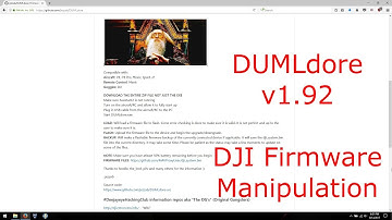 DUMLdore - DJI Firmware Manipulation