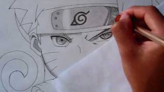 drawing naruto and sasuke half face｜TikTok Search