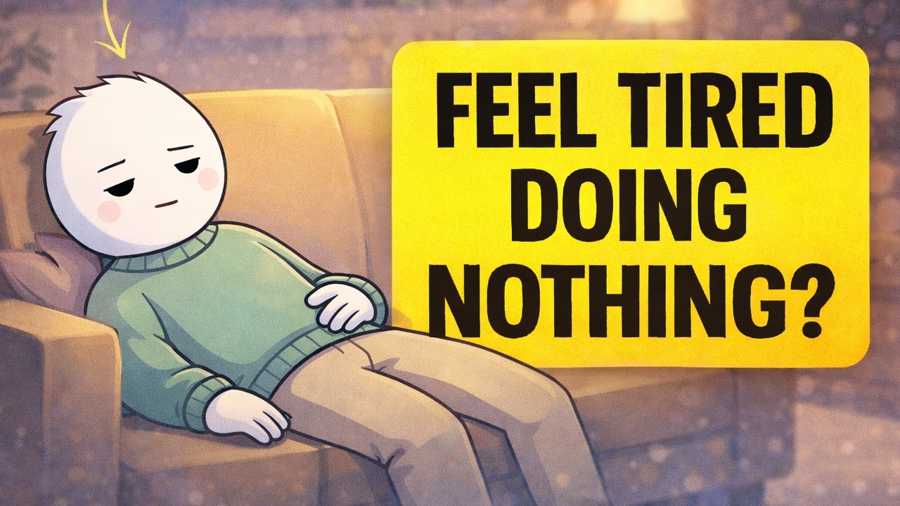 Why You Feel Tired Even When You Do Nothing - YouTube