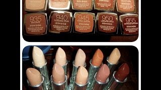 Maybelline :Color Sensational /The Buff Lipsticks Collection ( complete collection)