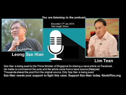 Podcast: Sued for sharing a Facebook Post in Singapore