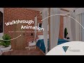 Walkthrough animation of bedroom  3d  interior design  jd visualization  2021