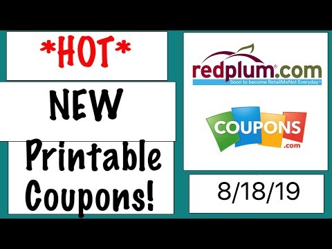 *HOT* NEW PRINTABLE COUPONS!!!- 8/18/19