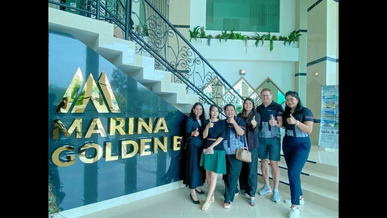 Team visiting Global Top Group's Marina Golden Bay Project.