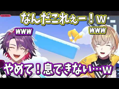 【切り抜き】謎のバグで笑いが止まらない渡会雲雀と風楽奏斗【VOLTACTION/にじさんじ/Super Bunny Man】