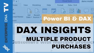 How Many Customers Have Multiple Product Purchases - Power BI & DAX Analytics