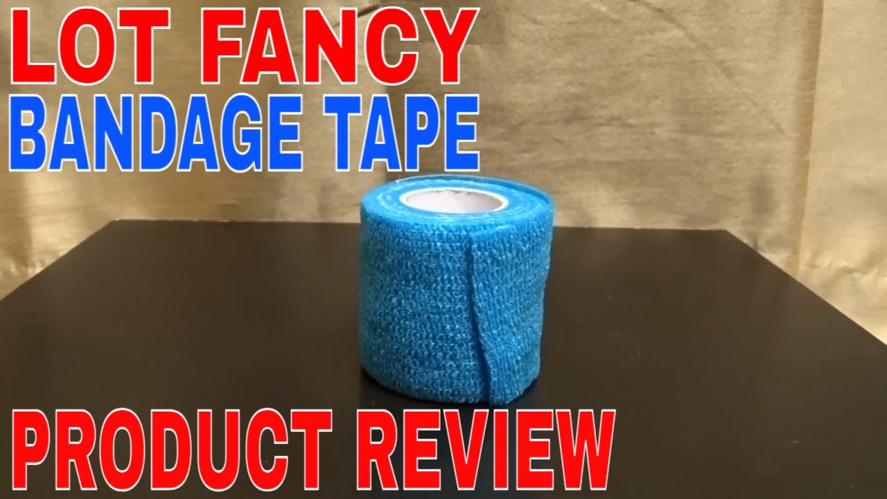 ✅  How To Use Lot Fancy Self Adhesive Cohesive Wrap Bandage Tape Review