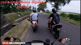 Rasio Underbone buat harian.. Yamaha F1zR,test topspeed..! By mbajingtech Jogja 🤘😋 #ngevlogmeneeeh